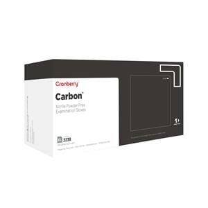 Carbon Nitrile Exam Gloves X-Large Black Non-Sterile