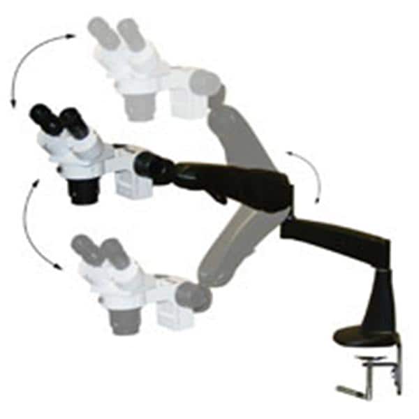 Dual Magnifier Stereoscope Pneumatic Arm Ea