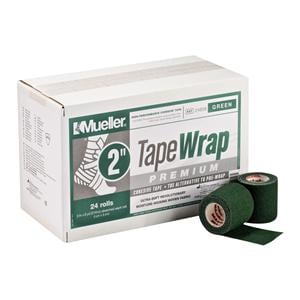 Tapewrap Premium Underwrap Ultrasoft Fabric 2"x6yd Green 24/Ca