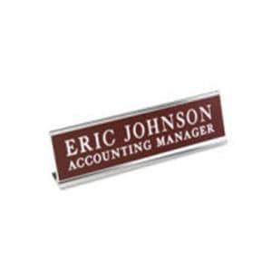 Custom Desk Sign Metal Ea