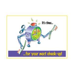 Imprinted Recall Cards Its Time Alarm 4 in x 6 in 250/Pk