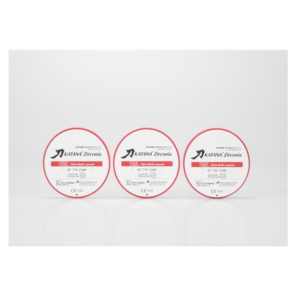 KATANA ZR YML Multi Layered Zirconia Disc A1 98.5x18 Ea