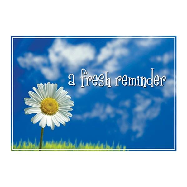 Imprinted Recall Cards Daisy 4 in x 6 in 250/Pk