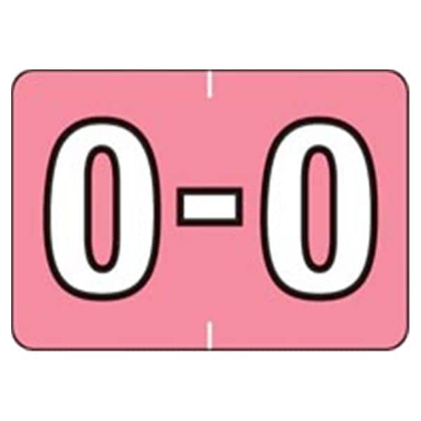 Sycom "O" End Tab Labels1"x1.5" 500/Rl