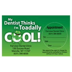 Peel N Stick Appointment Card Cool Frog 500/Bx