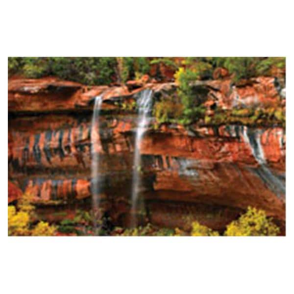 CeilingScenes Light Lens Red Cascade 1-Tile Horizontal 48 in x 24 in Ea