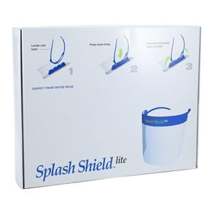 Shield Splash Shield Lite Clear / Blue 40/Bx, 5 BX/CA