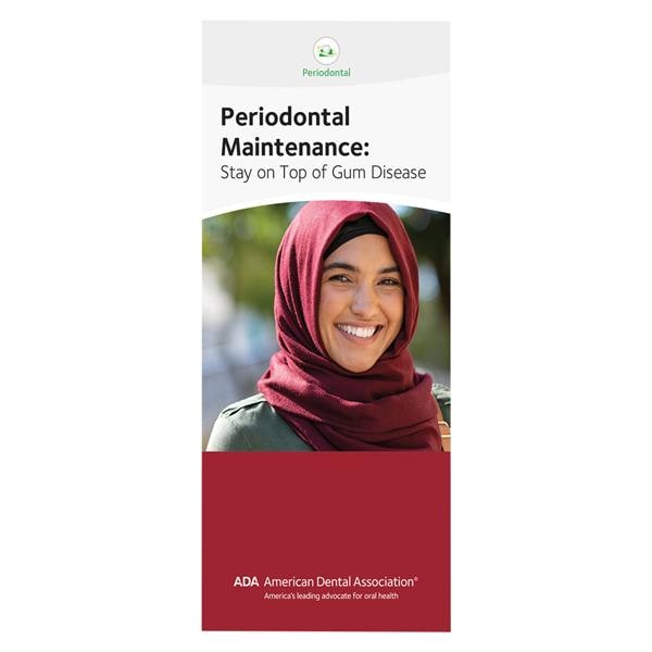 Brochure Periodontal Maintenance 8 Panels English 50/Pk