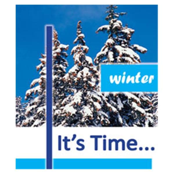 Imprinted Recall Cards Its Time-V Winter 4 in x 6 in 250/Pk