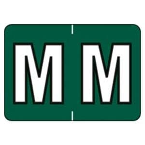 Sycom "M" End Tab Labels1"x1.5" 500/Rl