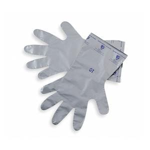 Polyethylene / Ethylene Vinyl Alcohol Chemical Resistant Gloves Silver 10/Pk