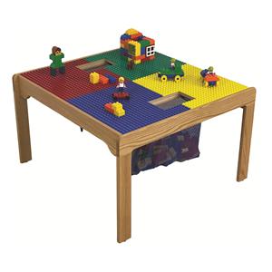 Builder Block Table Wood Ea