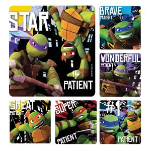 Stickers Teenage Mutant Ninja Turtles Patient Assorted 100/Rl