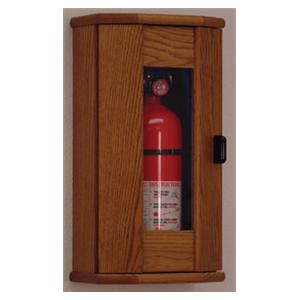 Cabinet Fire Medium Oak Finish Ea