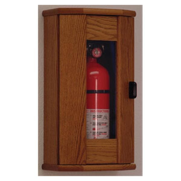 Cabinet Fire Medium Oak Finish Ea