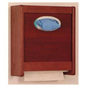 Wood Combo Dispenser Oval Ea