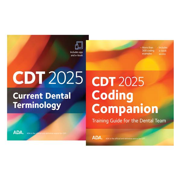 American Dental Association Coding Book & Ebook 2025 With Companion Guide Ea