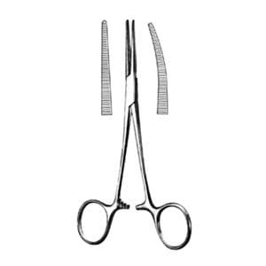 Halsted Mosquito Hemostatic Forcep Curved 5" Stainless Steel Ea
