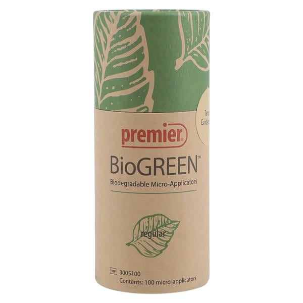 BioGREEN Bendable Micro Applicator Regular Green 100/Pk
