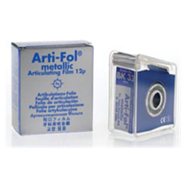 Arti-Fol Metallic Articulating Film BK-33 Blue Single Sided Roll in Dispenser
