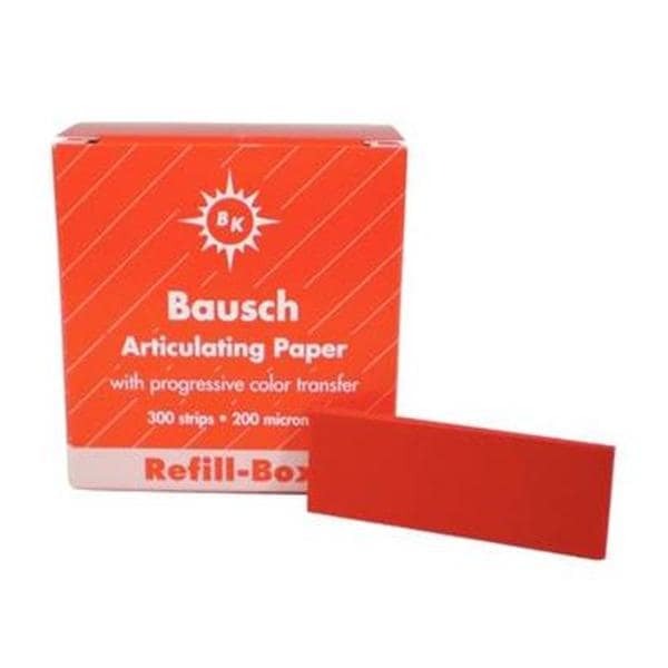 Articulating Paper Strips Red 200 Microns / 0.008 in Ea