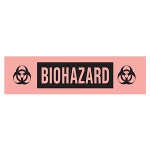 Label Biohazard Tape Red 2x1/2" 500/Rl 500/Rl