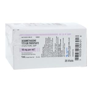 Dexamethasone Sodium Phosphate Injection 10mg/mL PF PF SDV 1mL 25/Package