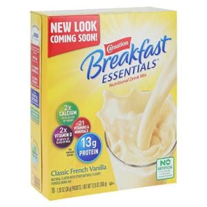 Carnation Instant Breakfast Ntrtn Beverage Hvit/Min FV 12.6oz Packet 10X6/Ca