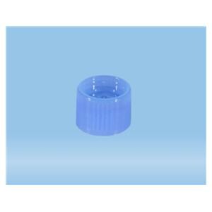 Screw Tube Cap HDPE Blue 100/Pk