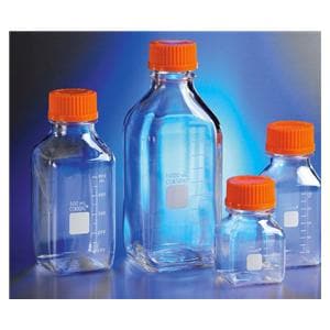 Pyrex Media/Solution Bottle Borosilicate Glass Polypropylene Clear 1L 10/Ca
