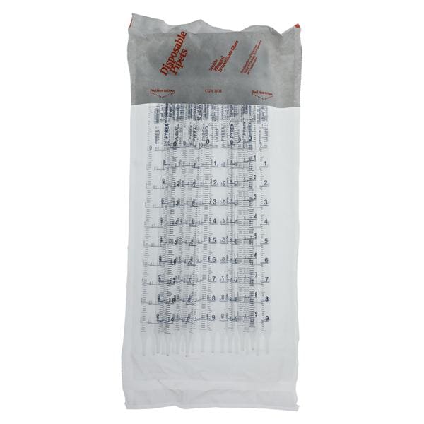 Pyrex Serological Pipette 10mL Orange Sterile 120/Pk