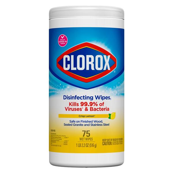 Clorox Surface Wipes 75 / canister 6/Ca