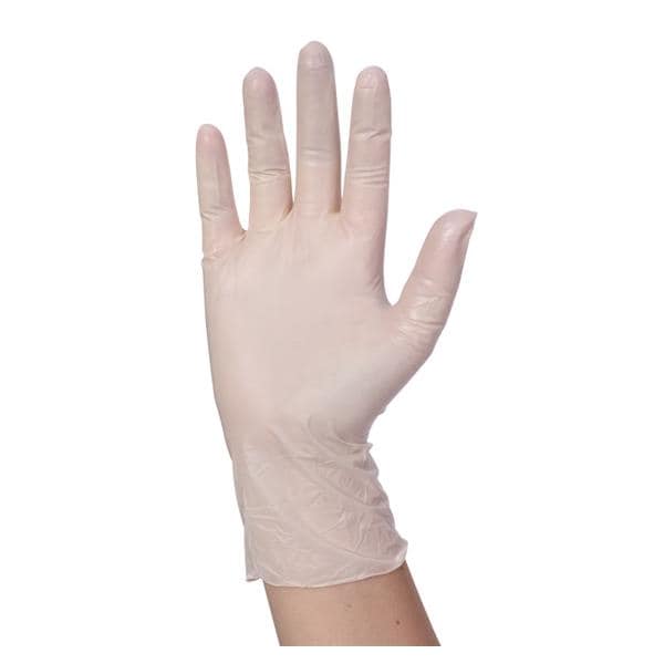 PremierPro Vinyl Exam Gloves Medium White Non-Sterile 100/Bx
