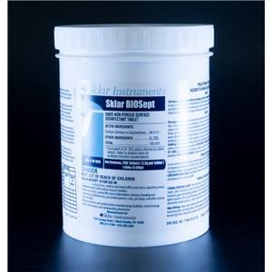 Sklar BIOSept Tablets Cleaner & Disinfectant Can Chlorine Scent 3.3 Gm 6/Ca