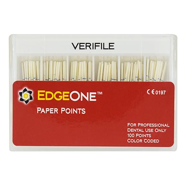 EdgeOne Platinum Paper Points Size #15 Verifile White Cone 100/Pkg