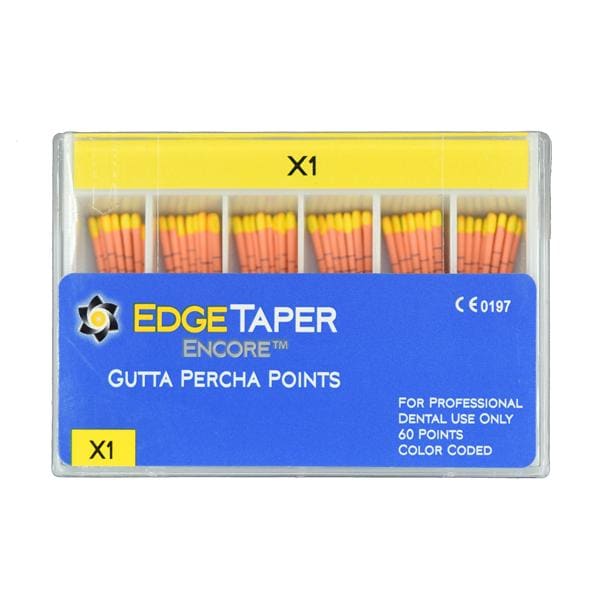 EdgeEndo Gutta Percha Points X1 Assorted 60/Pkg