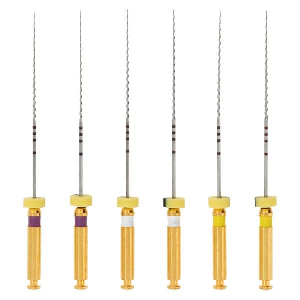 EdgeFind Endo File 31 mm Nickel Titanium Assorted Assorted 6/Pk