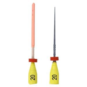 EdgeCore For EdgeV-File HT Obturator Obturators Size #20 Yellow 6/Pk