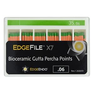 EdgeEndo Gutta Percha Points Size #35 Size #35 Green 60/Pk
