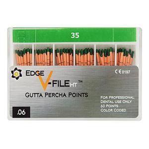 EdgeEndo Gutta Percha Points Size #35 Size #35 Green 60/Pk