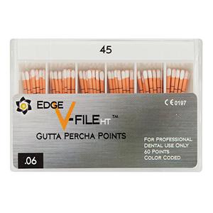 EdgeEndo Gutta Percha Points Size #45 Size #45 White 60/Pk