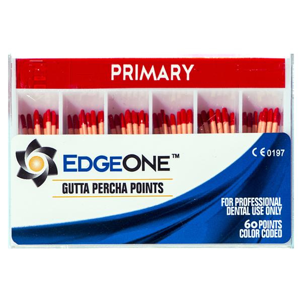 EdgeEndo Gutta Percha Points Primary Size #25 Red 60/Pk