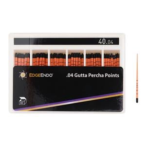 EdgeEndo Gutta Percha Points Size #40 Size #40 Black 60/Pk