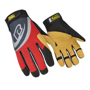 Ringers Leather / Kevlar Rope Rescue Gloves Large Red Ea