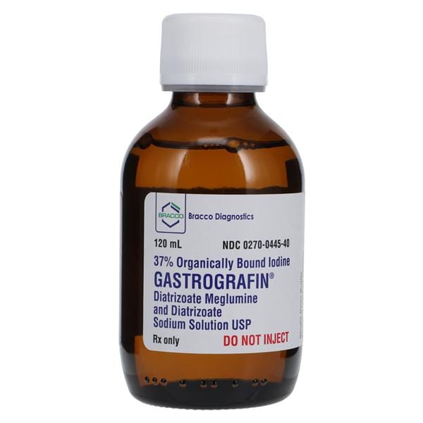 Gastrografin Oral Solution 0.37 Lemon Bottle 120mL Each