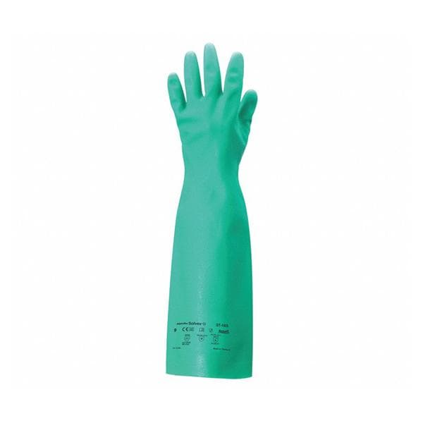 Solvex Nitrile Chemical Resistant Gloves Green 1/Pr