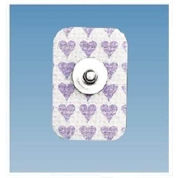 Softrace Electrocardio Electrode 1.25x0.9" Cloth/Repositionable Gel 300/Ca