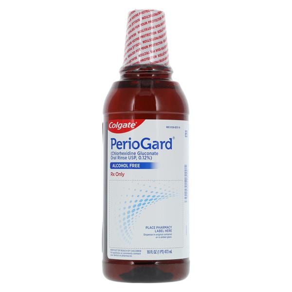 Colgate PerioGard Oral Cleanser Chlorhexidine 16 oz ClMnt Alcohol Free 16oz/Bt, 12 BT/CA