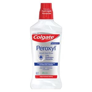 Colgate Peroxyl Mouth Sore Rinse 32 oz Mild Mint Alcohol Free 32oz/Bt, 6 BT/CA