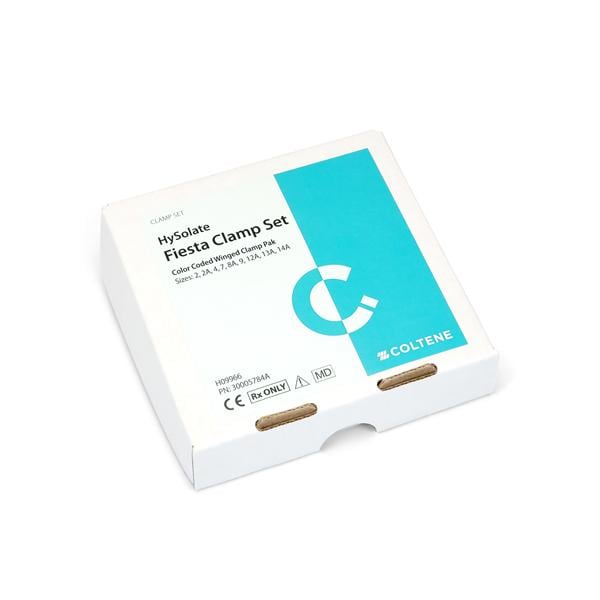 HySolate Fiesta Rubber Dam Clamp Winged Kit Nonreflective Matte Finish